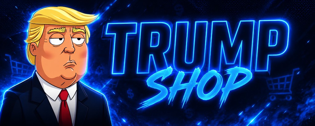 TRUMP SHOP — baner sklepu